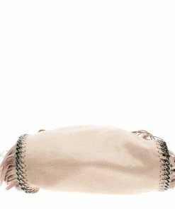 Discount ✨ Stella McCartney Beige Faux Leather Small Falabella Fringe Tote For 👩 Women ❤️ -Stella McCartney Shop luxury women stella mccartney new handbags p115082 006