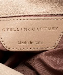 Discount ✨ Stella McCartney Beige Faux Leather Small Falabella Fringe Tote For 👩 Women ❤️ -Stella McCartney Shop luxury women stella mccartney new handbags p115082 008