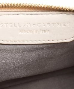 Promo ❤️ Stella McCartney Beige Faux Leather Stella Star Clutch For 👩 Women 🤩 -Stella McCartney Shop luxury women stella mccartney new handbags p158030 0008
