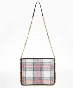 Coupon 💯 Stella McCartney Multicolor Falabella Tartan Crossbody Bag For 👩 Women ⭐