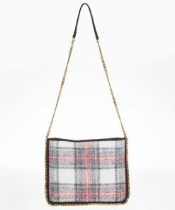 Coupon 💯 Stella McCartney Multicolor Falabella Tartan Crossbody Bag For 👩 Women ⭐ -Stella McCartney Shop luxury women stella mccartney new handbags p17495 004