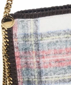 Coupon 💯 Stella McCartney Multicolor Falabella Tartan Crossbody Bag For 👩 Women ⭐ -Stella McCartney Shop luxury women stella mccartney new handbags p17495 007