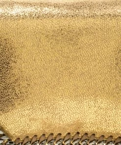 Best reviews of 🎁 Stella McCartney Metallic Gold Faux Leather Falabella Shoulder Bag For 👩 Women ⌛ -Stella McCartney Shop luxury women stella mccartney new handbags p176778 008