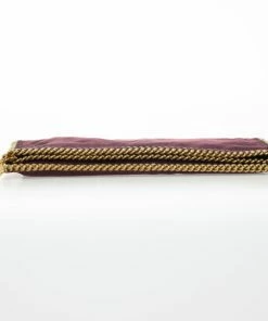 Wholesale 🤩 Stella McCartney Falabella Shaggy Deer Burgundy Fold Over Clutch For 👩 Women 🎉 -Stella McCartney Shop luxury women stella mccartney new handbags p25221 006