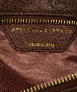 Cheapest 😉 Stella McCartney Brown Falabella Shaggy Deer Fold Over Clutch For 👩 Women 🧨 -Stella McCartney Shop luxury women stella mccartney new handbags p25251 010