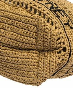 Best Sale 😀 Stella McCartney Beige Raffia Logo Tote For 👩 Women 🎁 -Stella McCartney Shop luxury women stella mccartney new handbags p280546 013