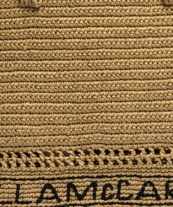 Best Sale 😀 Stella McCartney Beige Raffia Logo Tote For 👩 Women 🎁 -Stella McCartney Shop luxury women stella mccartney new handbags p280546 014