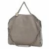 Cheap 😉 Stella McCartney Grey Leather Falabella Tote Bag For 👩 Women 🛒 -Stella McCartney Shop luxury women stella mccartney new handbags p337921 005