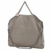 Cheapest 😍 Stella McCartney Grey Leather Chain Falabella Tote Bag For 👩 Women 🔔 -Stella McCartney Shop luxury women stella mccartney new handbags p346711 001