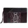 Cheap 💯 Stella McCartney Burgundy Embossed Patchwork Clutch For 👩 Women 😍 -Stella McCartney Shop luxury women stella mccartney new handbags p385 001