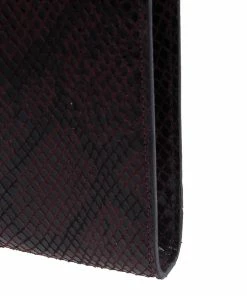 Cheap 💯 Stella McCartney Burgundy Embossed Patchwork Clutch For 👩 Women 😍 -Stella McCartney Shop luxury women stella mccartney new handbags p385 008