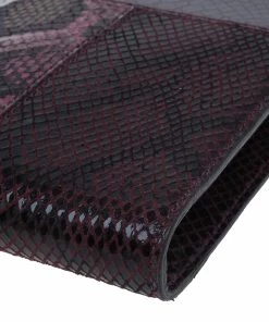 Cheap 💯 Stella McCartney Burgundy Embossed Patchwork Clutch For 👩 Women 😍 -Stella McCartney Shop luxury women stella mccartney new handbags p385 011