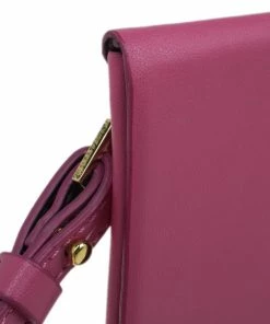 Flash Sale 😀 Stella McCartney Pink Leather Beckett Clutch For 👩 Women ⭐ -Stella McCartney Shop luxury women stella mccartney new handbags p4157 007