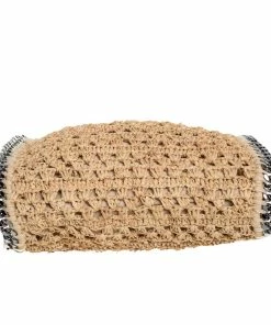Best Sale 👍 Stella Mccartney Beige Raffia Mini Falabella Tote For 👩 Women ❤️ -Stella McCartney Shop luxury women stella mccartney new handbags p427309 009