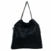 Outlet 😍 Stella McCartney Black Faux Leather Falabella Tote Bag For 👩 Women 🎉