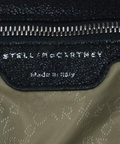 Outlet 😍 Stella McCartney Black Faux Leather Falabella Tote Bag For 👩 Women 🎉 -Stella McCartney Shop luxury women stella mccartney new handbags p43495 0014