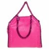 Discount ❤️ Stella McCartney Neon Pink Faux Leather Tiny Falabella Shoulder Bag For 👩 Women 🧨