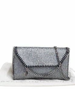 Cheap 🛒 Stella McCartney Multicolor Disco Glitter Mini Falabella Crossbody Bag For 👩 Women 😀 -Stella McCartney Shop luxury women stella mccartney new handbags p525849 011