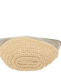 Hot Sale 👍 Stella McCartney Beige Faux Suede And Raffia Mini Falabella Shoulder Bag For 👩 Women 🛒 -Stella McCartney Shop luxury women stella mccartney new handbags p537090 008