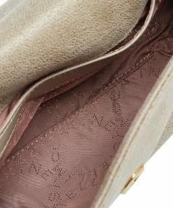 Wholesale 😍 Stella McCartney Beige Faux Suede Falabella Flap Shoulder Bag For 👩 Women 👍 -Stella McCartney Shop luxury women stella mccartney new handbags p559502 009