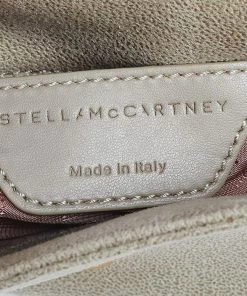 Wholesale 😍 Stella McCartney Beige Faux Suede Falabella Flap Shoulder Bag For 👩 Women 👍 -Stella McCartney Shop luxury women stella mccartney new handbags p559502 010
