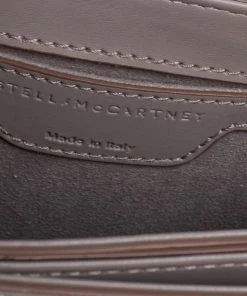 Cheap 🌟 Stella McCartney Beige Faux Leather Falabella Box Shoulder Bag For 👩 Women ✔️ -Stella McCartney Shop luxury women stella mccartney new handbags p561602 005