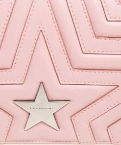 Wholesale 😍 Stella McCartney Pink Faux Leather Stella Star Crossbody Bag For 👩 Women ⌛ -Stella McCartney Shop luxury women stella mccartney new handbags p561605 006