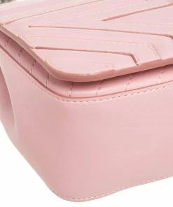 Wholesale 😍 Stella McCartney Pink Faux Leather Stella Star Crossbody Bag For 👩 Women ⌛ -Stella McCartney Shop luxury women stella mccartney new handbags p561605 010