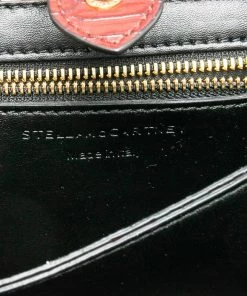 Best Pirce 🌟 Stella McCartney Burgundy Python Faux Leather Clutch For 👩 Women 🥰 -Stella McCartney Shop luxury women stella mccartney new handbags p561633 002