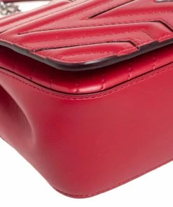 Flash Sale 😉 Stella McCartney Red Faux Leather Stella Star Crossbody Bag For 👩 Women 👍 -Stella McCartney Shop luxury women stella mccartney new handbags p561716 012