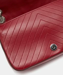 Flash Sale 😉 Stella McCartney Red Faux Leather Stella Star Crossbody Bag For 👩 Women 👍 -Stella McCartney Shop luxury women stella mccartney new handbags p561716 016