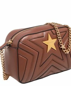 Top 10 โ Stella McCartney Brown Quilted Leather Stella Star Crossbody Bag For ๐ฉ Women ๐ 15 Top 10 โ Stella McCartney Brown Quilted Leather Stella Star Crossbody Bag For ๐ฉ Women ๐ -Stella McCartney Shop luxury women stella mccartney new handbags p561717 011