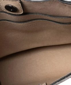 Cheap 🌟 Stella McCartney Black Crocodile Embossed Faux Leather Logo Shoulder Bag For 👩 Women ✨ -Stella McCartney Shop luxury women stella mccartney new handbags p586815 011