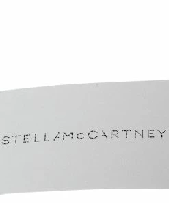 Cheap 🌟 Stella McCartney Black Crocodile Embossed Faux Leather Logo Shoulder Bag For 👩 Women ✨ -Stella McCartney Shop luxury women stella mccartney new handbags p586815 013