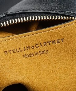 Wholesale 🔔 Stella McCartney Black Faux Leather Hobo For 👩 Women ✨ -Stella McCartney Shop luxury women stella mccartney new handbags p598104 009