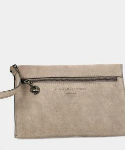 Coupon 🌟 Stella McCartney Grey Faux Leather Falabella Bucket Bag For 👩 Women 🥰 -Stella McCartney Shop luxury women stella mccartney new handbags p635013 014