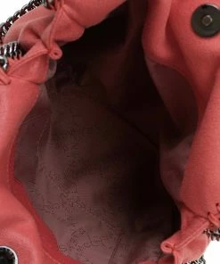 Best Pirce 👏 Stella McCartney Peach Faux Leather Mini Falabella Tote For 👩 Women 😍 -Stella McCartney Shop luxury women stella mccartney new handbags p67706 007