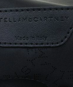 Wholesale 🌟 Stella McCartney Black Faux Leather Mini Star Embossed Falabella Tote For 👩 Women 🤩 -Stella McCartney Shop luxury women stella mccartney new handbags p87185 007