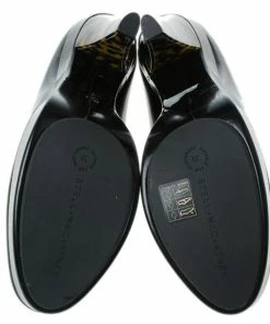 Best Sale 🔥 Stella McCartney Black Leather Corinne Platform Pumps Size 39 For 👩 Women 🔥 -Stella McCartney Shop luxury women stella mccartney new shoes p12524 007