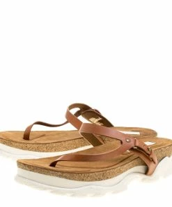 Wholesale 💯 Stella McCartney Brown Faux Leather Altea Platform Slides Size 41 For 👩 Women 💯 -Stella McCartney Shop luxury women stella mccartney new shoes p139504 0004