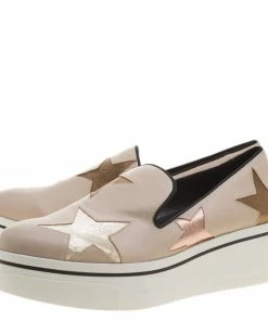 Best Sale โญ Stella McCartney Beige Faux Leather And Metallic Fabric Binx Star Platform Slip On ๐ Sneakers Size 41 For ๐ฉ Women ๐คฉ 13 Best Sale โญ Stella McCartney Beige Faux Leather And Metallic Fabric Binx Star Platform Slip On ๐ Sneakers Size 41 For ๐ฉ Women ๐คฉ -Stella McCartney Shop luxury women stella mccartney new shoes p139568 004