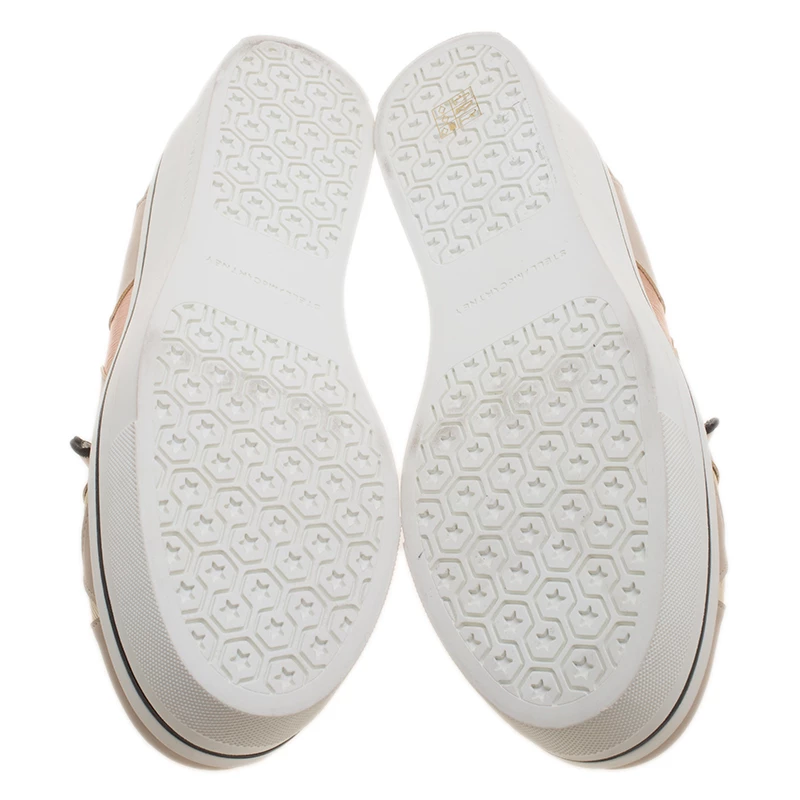 Best Sale โญ Stella McCartney Beige Faux Leather And Metallic Fabric Binx Star Platform Slip On ๐ Sneakers Size 41 For ๐ฉ Women ๐คฉ 8 Best Sale โญ Stella McCartney Beige Faux Leather And Metallic Fabric Binx Star Platform Slip On ๐ Sneakers Size 41 For ๐ฉ Women ๐คฉ - Image 6