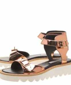 Best deal ๐ Stella McCartney Metallic Bronze Faux Leather Odette Studded Flat ๐ฉด Sandals Size 41 For ๐ฉ Women โจ 13 Best deal ๐ Stella McCartney Metallic Bronze Faux Leather Odette Studded Flat ๐ฉด Sandals Size 41 For ๐ฉ Women โจ -Stella McCartney Shop luxury women stella mccartney new shoes p139764 004