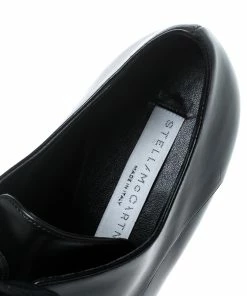 Deals 🔥 Stella McCartney Black Faux Leather Elyse Platform Derby Size 39.5 For 👩 Women 🛒 -Stella McCartney Shop luxury women stella mccartney new shoes p150659 0007