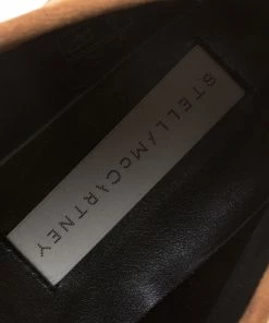 Hot Sale 👍 Stella McCartney Brown Faux Suede And Leather High Clipper Platform Ankle 🥾 Boots Size 39.5 For 👩 Women 🔔 -Stella McCartney Shop luxury women stella mccartney new shoes p155332 0007