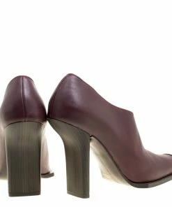 Best reviews of 🔔 Stella McCartney Burgundy Faux Leather Square Toe Ankle 🥾 Boots Size 37 For 👩 Women 👍 -Stella McCartney Shop luxury women stella mccartney new shoes p167116 002