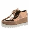 Best deal 😀 Stella McCartney Metallic Bronze Faux Leather Indium Elyse Star Platform Derby Size 41 For 👩 Women 🔥 -Stella McCartney Shop luxury women stella mccartney new shoes p183867 004