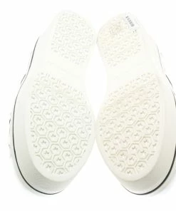 Outlet 😀 Stella McCartney Metallic Silver Faux Leather Binx Star Platform Slip On 👟 Sneakers Size 40 For 👩 Women ⌛ -Stella McCartney Shop luxury women stella mccartney new shoes p183928 007