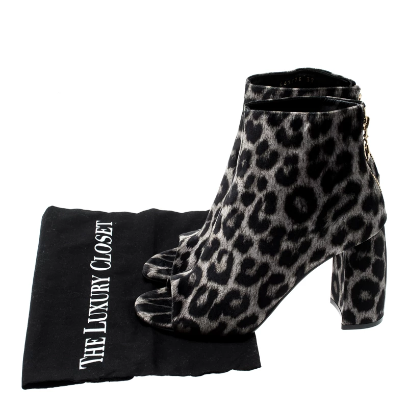 Promo ๐ Stella McCartney Beige Leopard Printed Velvet Peep Toe Block Heel Ankle ๐ฅพ Boots Size 39 For ๐ฉ Women ๐คฉ 10 Promo ๐ Stella McCartney Beige Leopard Printed Velvet Peep Toe Block Heel Ankle ๐ฅพ Boots Size 39 For ๐ฉ Women ๐คฉ - Image 8