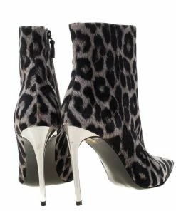 Brand new 🌟 Stella McCartney Two Tone Leopard Print Velvet Ankle 🥾 Boots Size 40 For 👩 Women ✨ -Stella McCartney Shop luxury women stella mccartney new shoes p209366 004